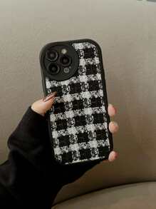 Plaid Print Phone Case - Multicolor - View 5