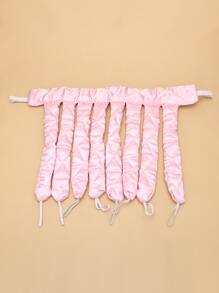 1pc Octopus Design Hair Roller Band - Pink - View 1