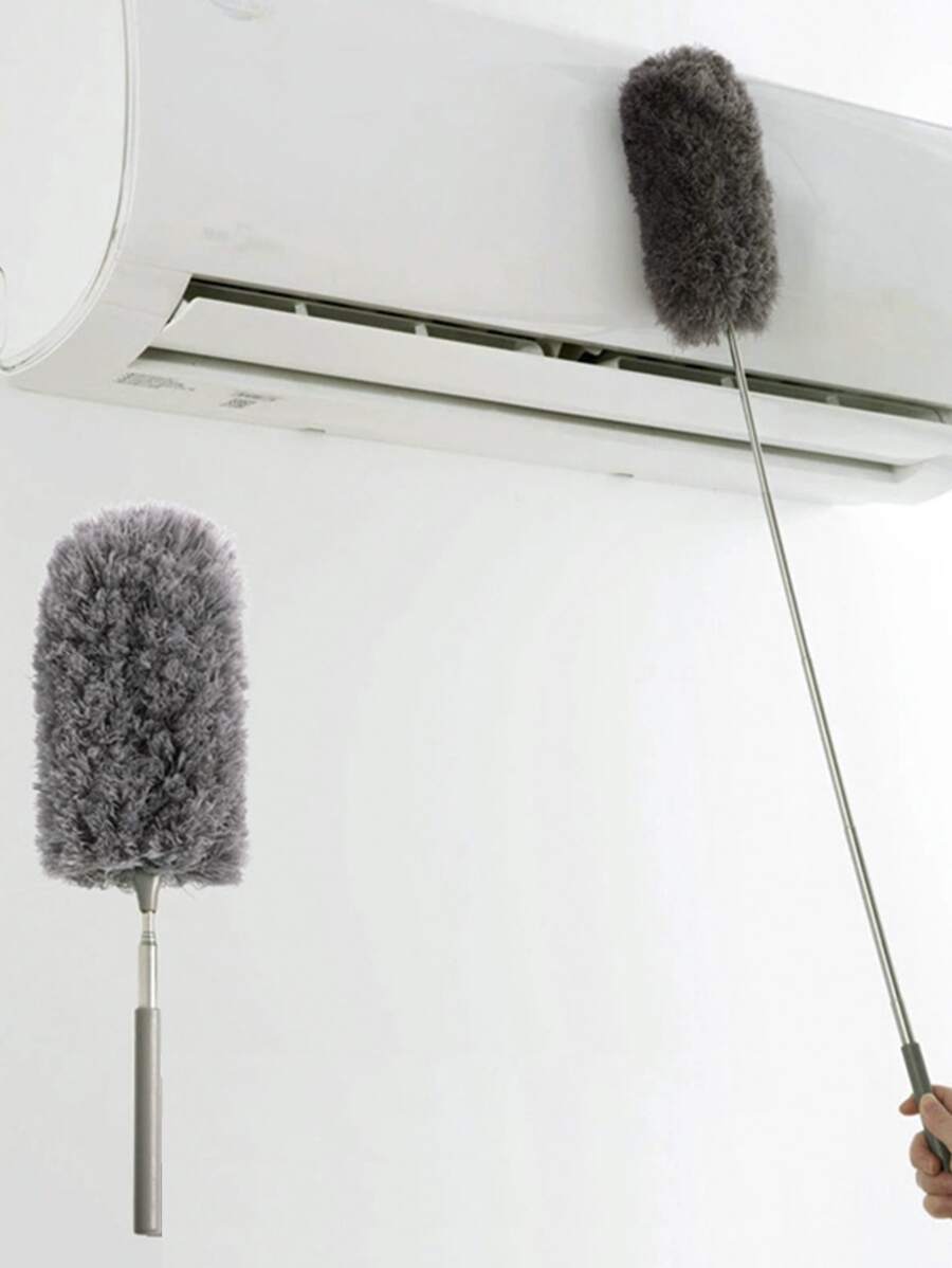 1pc Portable Telescopic Duster - Grey - View 1