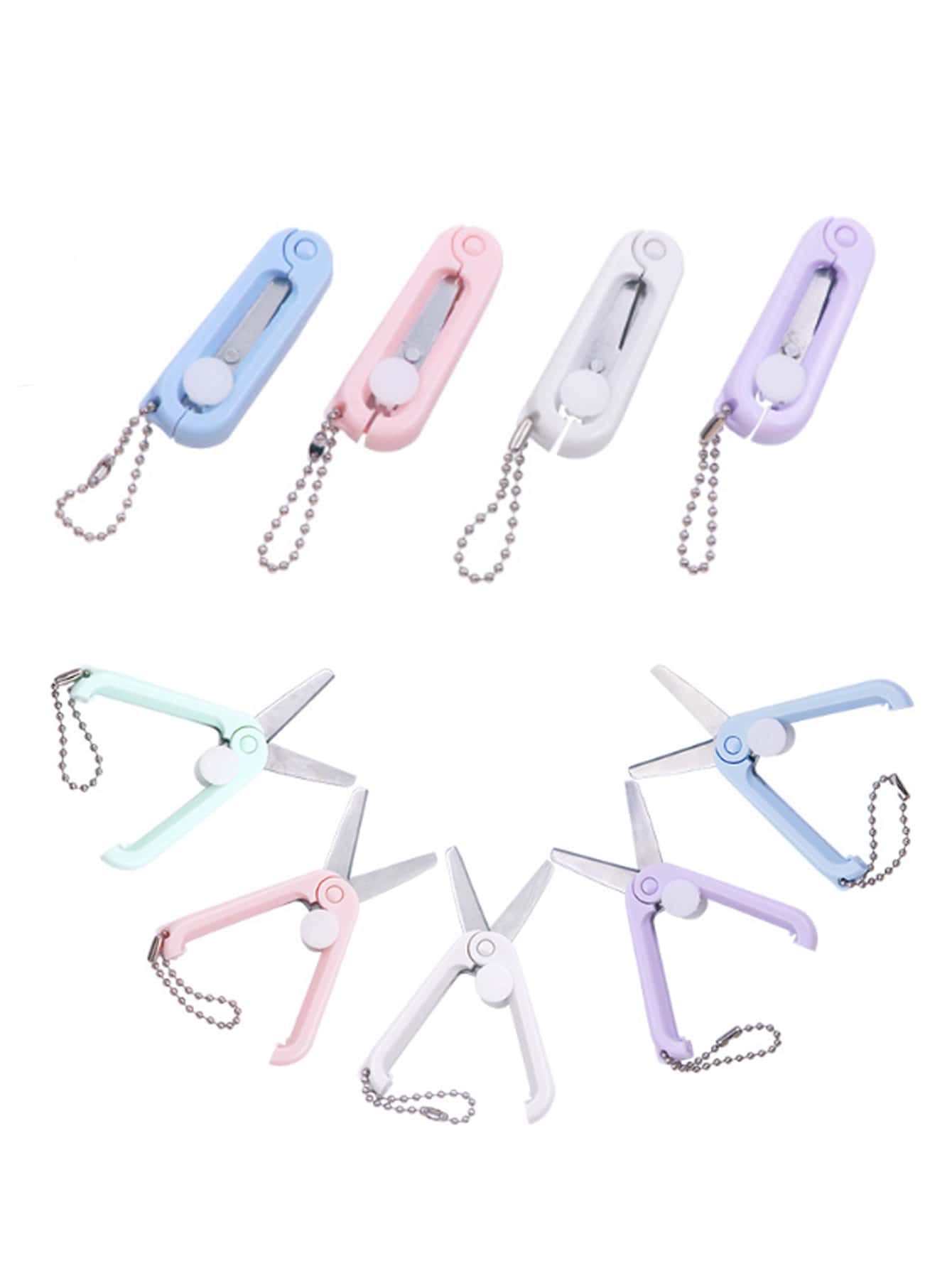 1pc Adjustable Random Scissors - Multicolor - View 1