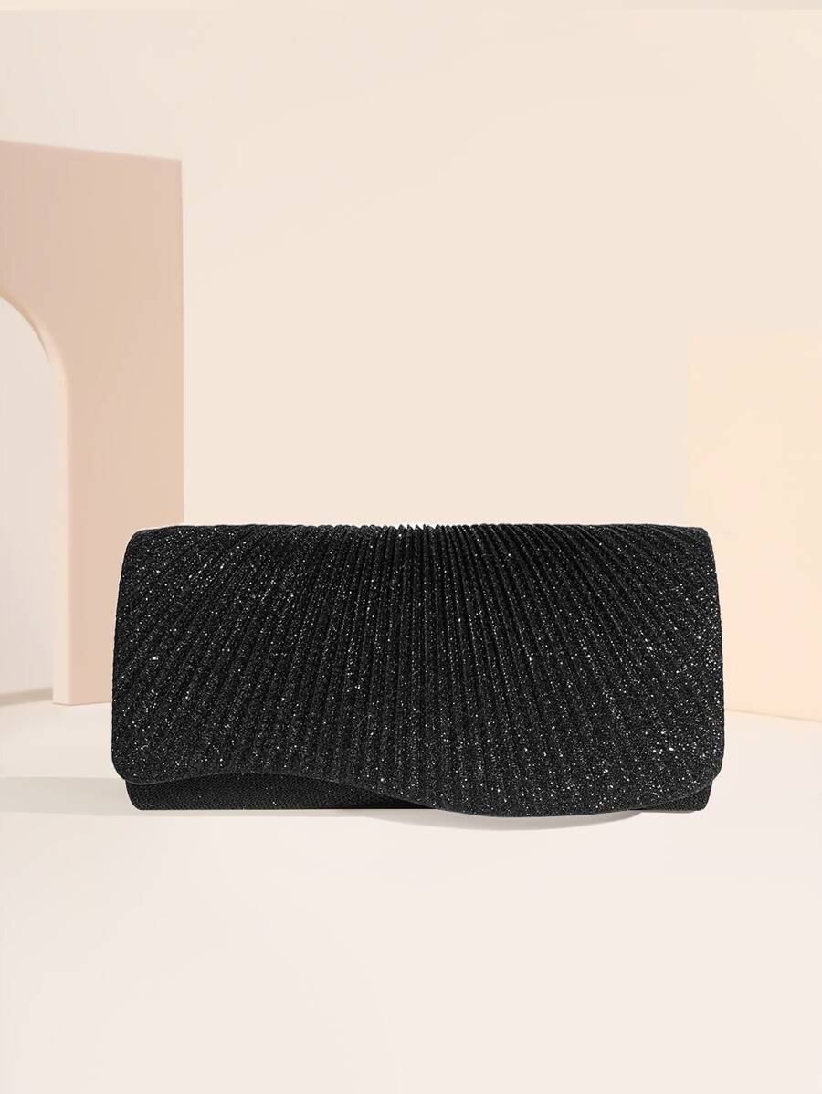 Quyến rũ, thanh lịch, tinh tế, yên tĩnh Sequin sang trọng, sành điệu, sang trọng, sáng bóng Mới xuyên biên giới Túi ly hợp buổi tối sáng bóng với thiết kế tối giản và dây chuyền sang trọng, có thể được mang như một chiếc ly hợp cầm tay, túi đeo vai hoặc túi đeo chéo mini, túi ăn tối cho Cô gái tiệc tùng, Người phụ nữ, Cô dâu Hoàn hảo cho bữa tiệc, đám cưới, vũ hội, bữa tối / tiệc, cho cocktail