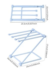 1pc Foldable Hair Accessory Storage Rack