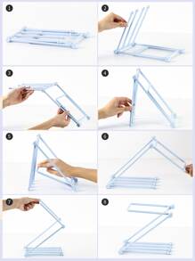 1pc Foldable Hair Accessory Storage Rack