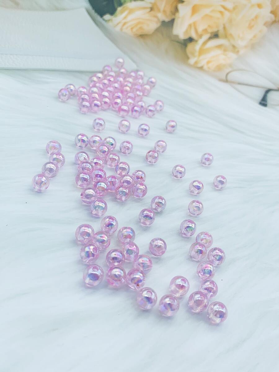 100pcs Bead DIY Jewelry Accessory - Baby Pink - View 1