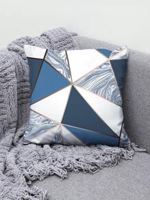 1pc Geometric Print Cushion Cover Without Filler - Multicolor - View 2