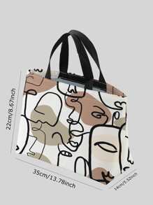 Bolsa térmica con estampado de figura - Multicolor - Ver 3