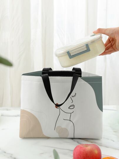 حقيبة طعام جرافيك شخص قطعة واحدة