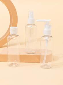 3入組100毫升分裝瓶,旅行必備 - 白色 - 查看 1