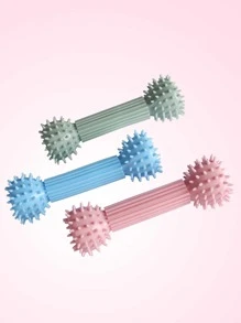 1pc Random Color Geometric Design Pet Chew Toy - Multicolor - View 1