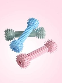 1pc Random Color Geometric Design Pet Chew Toy - Multicolor - View 2