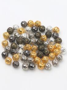 1包混色鐵藝花球和珠子適用於DIY手機/手鍊墜飾 - 彩色 - 查看 2