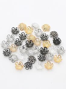 100入組花DIY首飾配件 - 彩色 - 查看 1