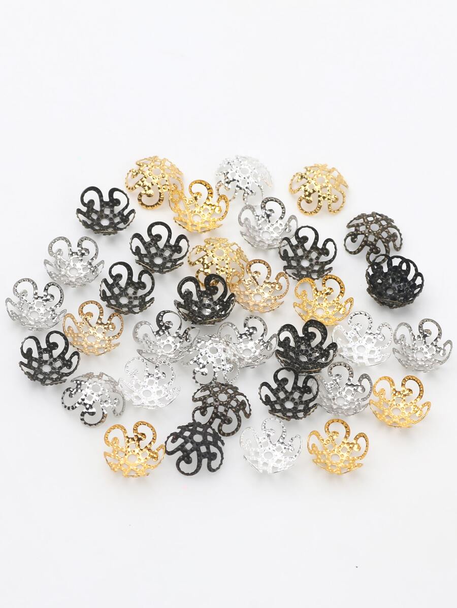 100入組花DIY首飾配件 - 彩色 - 查看 1