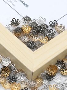 100入組花DIY首飾配件 - 彩色 - 查看 2