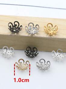 100入組花DIY首飾配件 - 彩色 - 查看 3