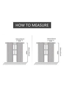 Cortina opaca panel única de dos tonos - Multicolor - Ver 2