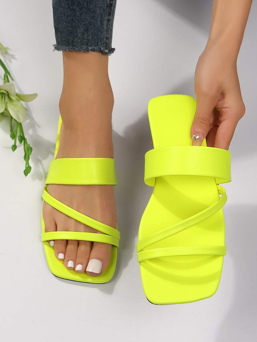 Sandalias neón - Amarillo - Ver 1