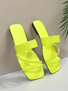 Sandalias neón - Amarillo - Ver 5