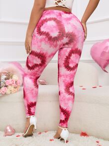 Calvaya Plus Tie Dye Leggings - Multicolor - View 2
