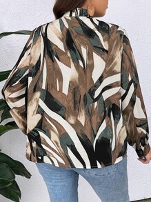 SHEIN LUNE Bluse mit Schleife am Ausschnitt