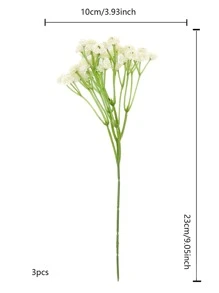 3 件装人造花，人造花束，适用于家居装饰、情人节、礼物