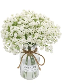 3 件装人造花，人造花束，适用于家居装饰、情人节、礼物