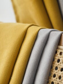 Two Tone Single Panel Blackout Curtain - Multicolor - View 5