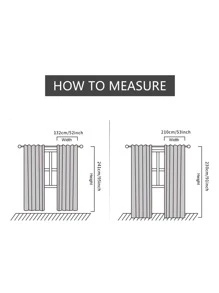 Two Tone Single Panel Blackout Curtain - Multicolor - View 7