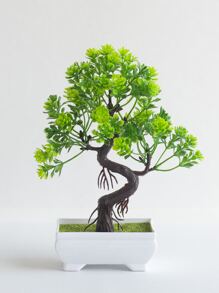 1入組人造盆栽植物 - 綠色 - 查看 1