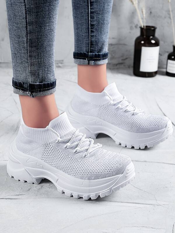 shein white tennis shoes