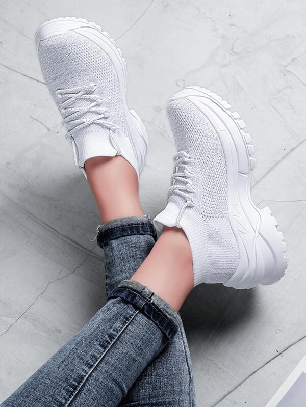 shein white tennis shoes