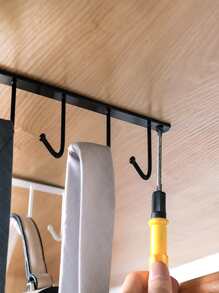 1pc Cabinet Hanging Hook - Black - View 3