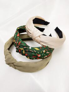 3 Diademas De Moda. - Multicolor - Ver 4