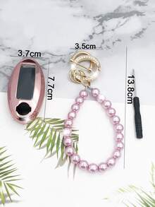 1 bộ Hộp & Móc chìa khóa ô tô, Vỏ chìa khóa Fob - Hồng - Xem 6