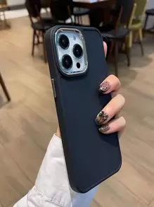 Coque de téléphone unicolore - Noir - Voir 1