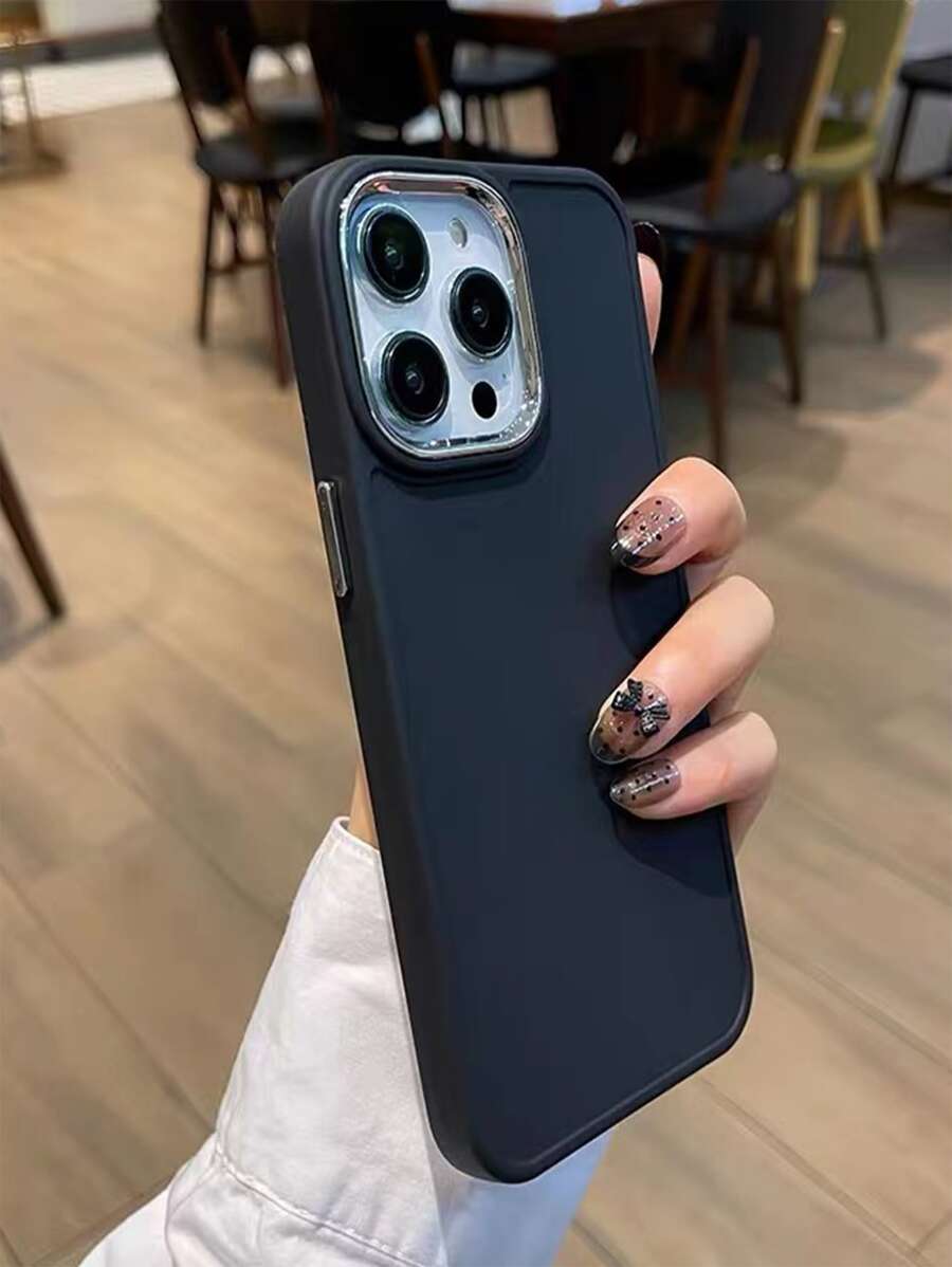 Coque de téléphone unicolore - Noir - Voir 1
