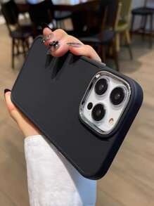Coque de téléphone unicolore - Noir - Voir 2