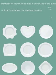 100 pièces jetable en plastique croisé