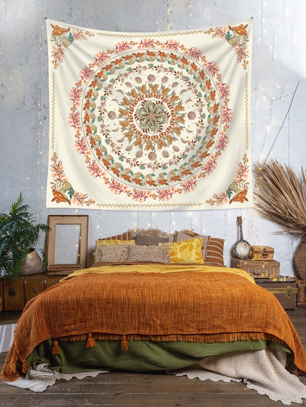 Mandala Pattern Tapestry SHEIN USA