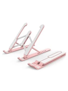 1入組可折疊書桌電腦支架,電腦支架 - 粉色 - 查看 1