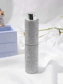 1Pc Chai xịt nước hoa trang trí bằng đá Rhinestone Chai xịt nước hoa có thể nạp lại Mini rỗng khi đi du lịch, Phòng khách Nhà Phòng ngủ Phòng tắm Trang trí nhà, Đồ dùng du lịch, Đám cưới, Tiệc tùng, Sinh nhật, Quà tặng cho Nam giới Bố mẹ Bạn bè, Năm mới, Phụ kiện, Quà tặng vui nhộn - Bạc - Xem 1