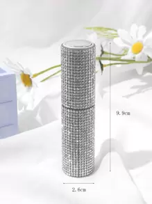 1Pc Chai xịt nước hoa trang trí bằng đá Rhinestone Chai xịt nước hoa có thể nạp lại Mini rỗng khi đi du lịch, Phòng khách Nhà Phòng ngủ Phòng tắm Trang trí nhà, Đồ dùng du lịch, Đám cưới, Tiệc tùng, Sinh nhật, Quà tặng cho Nam giới Bố mẹ Bạn bè, Năm mới, Phụ kiện, Quà tặng vui nhộn - Bạc - Xem 3