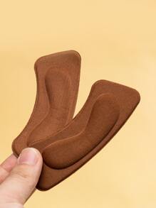 1pair Minimalist Heel Cushion Pads - Brown - View 2