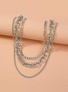 3pcs Minimalist Chain Necklace