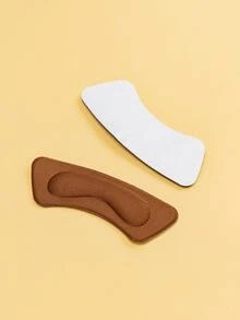 1pair Minimalist Heel Cushion Pads - Brown - View 5