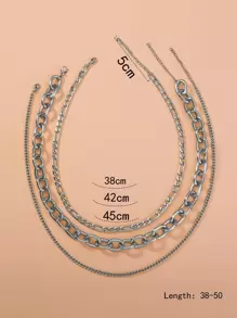 3pcs Minimalist Chain Necklace