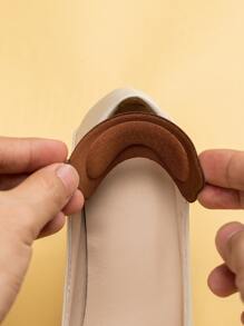 1pair Minimalist Heel Cushion Pads - Brown - View 8