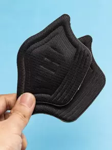 1pair Minimalist Heel Cushion Pads - Black - View 2