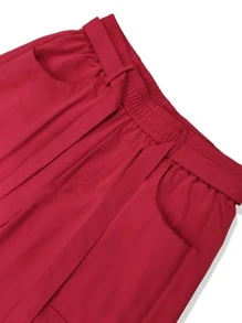 Manfinity EMRG Men Flap Pocket Side Cargo Trousers - Red - View 8
