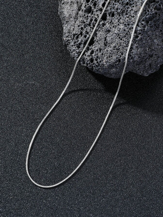 時尚流行男士簡約項鍊不銹鋼適合珠寶禮物和時尚外觀